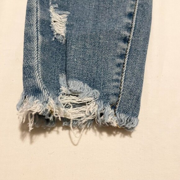 Wax Jean Butt I Love You Jeans Distressed Womans Size 9 - Picture 8 of 16